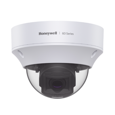 HONEYWELL Cámara Domo IP 5 Megapíxeles / Compresión H.265 / Lente Varifocal Motorizado 7-22mm / Protección IP67 / Antivandálica IK10 / Serie 60 / Honeywell Security MOD: HC60W45R4