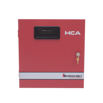 HOCHIKI Panel de 2 Zonas Convencionales y Comunicador Telefónico, Hasta 20 Detectores por Zonas MOD: HCA-2D/120