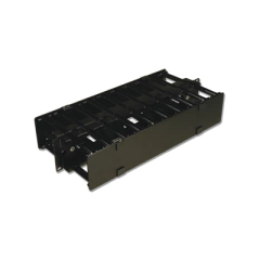 SIEMON Organizador de Cable Horizontal RouteIT, Doble, Para Rack de 19in, 4in de profundidad, 2UR MOD: HCM-4-2U-D