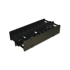 SIEMON Organizador de Cable Horizontal RouteIT, Doble, Para Rack de 19in, 6in de profundidad, 2UR MOD: HCM-6-2UD