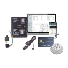 RUPTELA Kit de Localizador 4G LTE / 1 MICSIM25GPS y datos 1 año + 1 BLUEPUCKRHT + 1 EPCOMGPSMENSUAL + RELAY + Botón SOS MOD: HCV5KITTEMP2