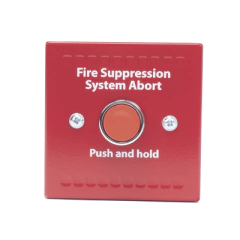 HOCHIKI Botón de Aborto para Sistema de Extinción de Incendio MOD: HCVR-ASR