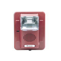 HOCHIKI Sirena/estrobo, color rojo, 12 Vcc MOD: HEC-312-WR