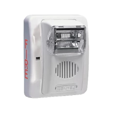 HOCHIKI Estrobo para Montaje en Pared, 24 Vcc, Color Blanco MOD: HES-324-WW