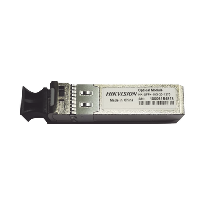 HIKVISION Transceptor Mini-GBIC SFP+ 10 G/ Distancia 20 KM / Bi-Direccional /Conector LC / Monomodo MOD: HK-SFP-10G-20-1270