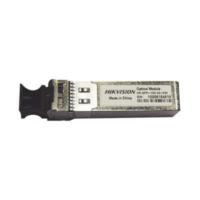 HIKVISION Transceptor Mini-GBIC SFP+ 10 G/ Distancia 20 KM / Bi-Direccional /Conector LC / Monomodo MOD: HK-SFP-10G-20-1330