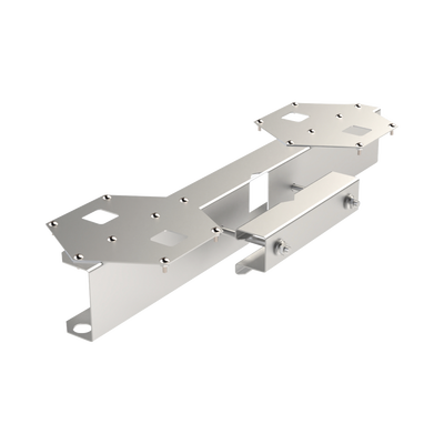EPCOM INDUSTRIAL Base Doble para Lámpara de Obstrucción EI-GSLSE. Compatible con tubo hasta 1-1/4". MOD: HLU3-DOBLE