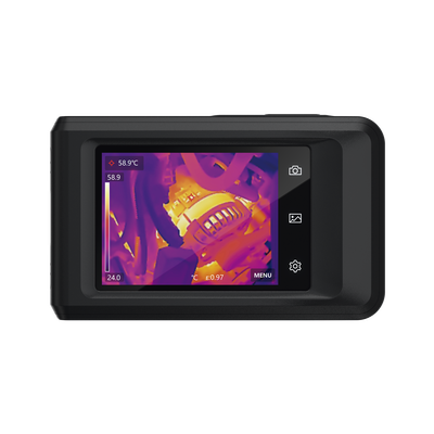 HIKMICRO POCKET2 - Cámara Termográfica Portátil Lente 3.5 mm (256 × 192) / WiFi / IP54 / Memoria interna 16 Gb / Hasta 4 Horas de Funcionamiento Continuo MOD: HM-TP42-3AQF/W-POCKET2
