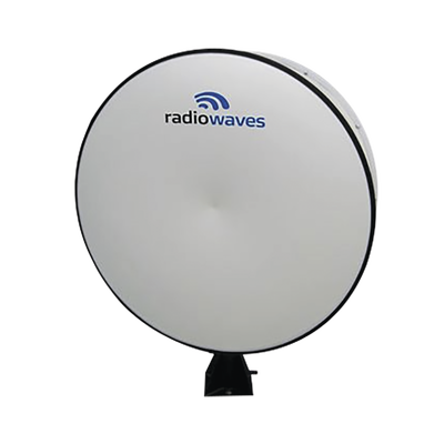 RADIOWAVES Antena de alto rendimiento de 4 ft, 6.4 - 7.1 GHz, ganancia de 36 dBi, conector N-Hembra, Montaje incluido MOD: HPD46NS