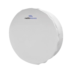 RADIOWAVES Antena Direccional, Dimensiones (6 ft), 4.9- 6 GHz, Ganancia de 38 dBi, 2 Conectores N-hembra, Radomo y montaje incluido. MOD: HPD6-5WNS