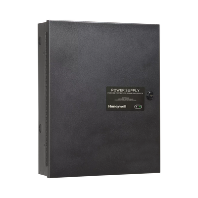 HONEYWELL Fuente de Alimentación Remota NOTIFIER / 10 Amperes / 3 Entradas / 7 Salidas NAC o Auxiliar de 24 Vcc / Gabinete Negro HPF-PS10B