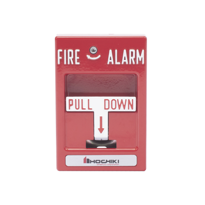 HOCHIKI Estación de jalón convencional de acción simple, color rojo MOD: HPS-SAH