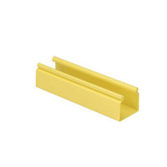 PANDUIT Canaleta FiberRunner™ 2X2 sin Tapa, de PVC Rígido, Color Amarillo, 1.8 m de Largo MOD: HS2X2YL6