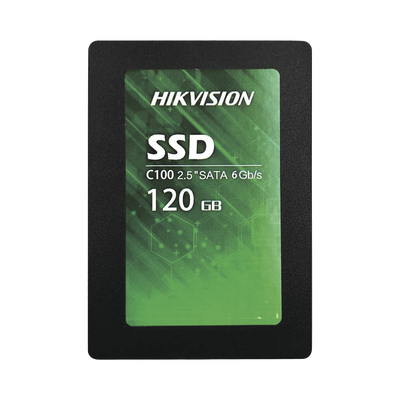 HIKVISION Unidad de Estado Solido (SSD) 120 GB / 2.5" / Para PC de Oficina o Tareas Basicas MOD: HS-SSD-C100/120G