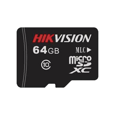 HIKVISION Memoria Micro SD / Clase 10 de 64 GB / Especializada Para Videovigilancia / Compatible con cámaras HIKVISION MOD: HS-TF-L2I/64G