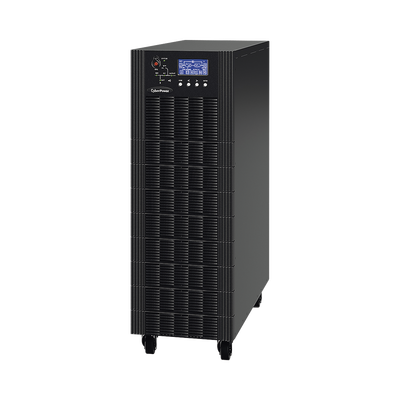 CYBERPOWER UPS Trifásico de 30 kVA/27 kW , Topología Online Doble Conversión, Voltaje de 208/220 Vca de L-L, Respaldo de 5 Minutos al 100% de Carga, Incluye Módulo y Banco de Baterías MOD: HSTP30K
