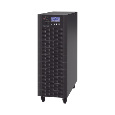 CYBERPOWER UPS Trifásico de 30 kVA/27 kW, Topología Online Doble Conversión, Voltaje de 208/220 Vca de L-L, Respaldo de 5 Minutos al 100% de Carga, Incluye Módulo y Banco de Baterías MOD: HSTP3T30K100P5M