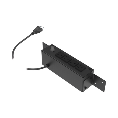 LINKEDPRO BY EPCOM Tomacorriente de 4 Contactos (NEMA 5-15R) Voltaje Entrada/Salida: 120Vca/10A Max. Opción de Instalación en Escritorio o Pared. MOD: HTCM-S1U