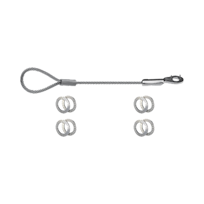 Hanwha Techwin Wisenet Kit de cable de proteccion anticaida para camaras antiexplosion wisenet MOD: HT-SF-FP