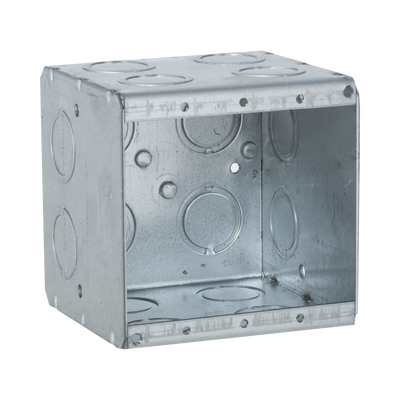 RACO Caja Multigang de 2 Gangs/ Profundidad de 3-1/2"/ 16 Entradas de 1/2" - 3/4". MOD: HUB-696