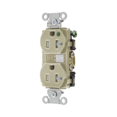 HUBBELL Contacto Duplex de 20 A 250 V CA/ Nema 6-20R / Grado Hospitalario / Color Marfil. MOD: HUB-8300-IVTRA - buy online