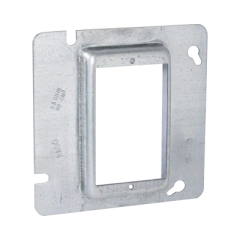 RACO Sobretapa Cuadrada Galvanizada para Caja de 4 11-16" / Realce de 3/4". MOD: HUB-838 - buy online
