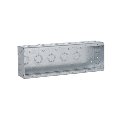 RACO Caja de 6 Gang/Profundidad 2 1/2"/28 Entradas 1/2"-3/4". MOD: HUB-960