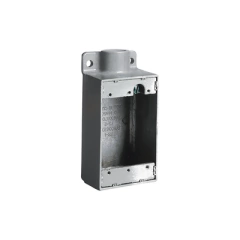 HUBBELL Caja Rectangular Tipo FS de Aluminio libre de Cobre de 3/4". MOD: HUB-FS2