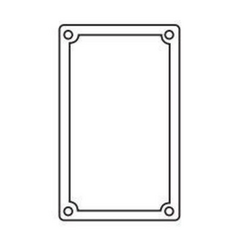 HUBBELL Empaque de Neopreno para Cajas FS/FD de 1 Gang. MOD: HUB-FSRG