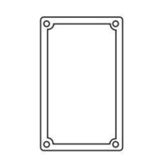 HUBBELL Empaque de Neopreno para Cajas FS/FD de 1 Gang. MOD: HUB-FSRG