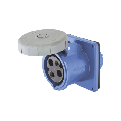 HUBBELL Tomacorriente hermético industrial 30 A, 250 V CA, 2 Polos 3 Hilos, IP 67. Grado Industrial. MOD: HUB-HBL-330-R6W