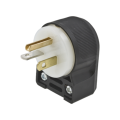 HUBBELL Clavija en ángulo/ 20 A 125 V CA/ 2 Polos 3 Hilos/ Nema 5-20 P/Grado Comercial - Industrial. MOD: HUB-HBL-5366-CA