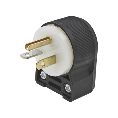 HUBBELL Clavija en ángulo/ 20 A 125 V CA/ 2 Polos 3 Hilos/ Nema 5-20 P/Grado Comercial - Industrial. MOD: HUB-HBL-5366-CA