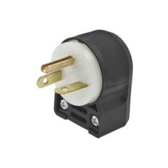 HUBBELL Clavija Entrada Recta/ 20 A 250 V CA/ 2 Polos 3 Hilos/ Nema 6-20 P/Grado Comercial - Industrial. MOD: HUB-HBL5466CA
