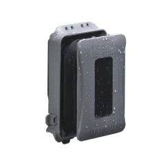HUBBELL Cubierta Impermeable/ 1 Unidad/ Horizontal-Vertical/ Servicio Pesado/ Expandible/ Color Gris. MOD: HUB-ML500G