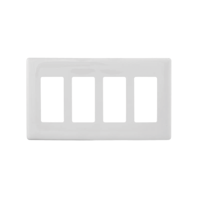 HUBBELL Tapa 4 Multigang/ Color Blanco. MOD: HUB-NPS-264W