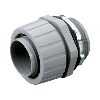 HUBBELL Conector Recto de Nylon de 2" para Tubería Liquidtight Polytuff. MOD: HUB-P200-NGY