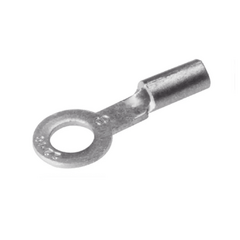 HUBBELL Zapata Terminal de Ojillo BURNDY para Tornillo de 1/4" (6 mm) y Calibre 12-10 AWG. MOD: HUB-T10-14