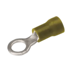 HUBBELL Zapata Terminal de Ojillo para Tornillo 3/16 in (5 mm) calibre 12-10 AWG con aislamiento de vinilo. HUB-TP10-10