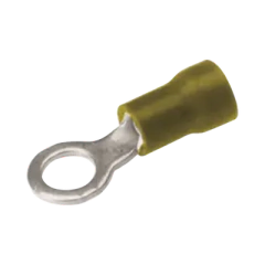 HUBBELL Zapata Terminal de Ojillo para Tornillo 3/16 in (5 mm) calibre 12-10 AWG con aislamiento de vinilo. HUB-TP10-10