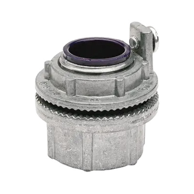 HUBBELL Conector Myers de Aluminio de 1 1/2" con tornillo de puesta a tierra, disponible para Áreas Peligrosas Clase 1 División 2 de acuerdo con NEC 501.10. MOD: HUB-WH5-AG