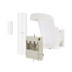 OPTEX Detector de Movimiento PIR Antimascara / 100% Exterior / Inalámbrico / Hasta 12 metros a 85°; de cobertura/ Instalación a 3 metros / Incluye transmisor DS-PDMC-EG2-WB para paneles AXPRO MOD: HX40-RAM-W-HKV