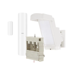 OPTEX Detector de Movimiento PIR Antimascara / 100% Exterior / Inalámbrico / Hasta 12 metros a 85°; de cobertura/ Instalación a 3 metros / Incluye transmisor DS-PDMC-EG2-WB para paneles AXPRO MOD: HX40-RAM-W-HKV
