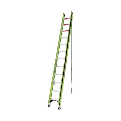 Little Giant Ladder Systems Escalera de Extensión de Aluminio + Fibra de Vidrio Hasta 7.31 m. !La Más Liviana del Mundo! (No. Parte: 18724) MOD: HYPERLITE-24-IA
