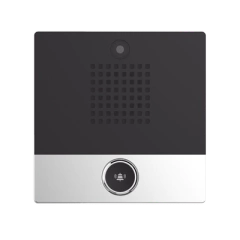 FANVIL Mini video Intercomunicador para hotelería y hospitales, con diseño elegante, PoE, cámara 1Mpx, 1 botón, 1 relevador integrado de salida y entrada. MOD: I10SV