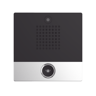 FANVIL Mini video Intercomunicador para hotelería y hospitales, con diseño elegante, PoE, cámara 1Mpx, 1 botón, 1 relevador integrado de salida y entrada. MOD: I10SV