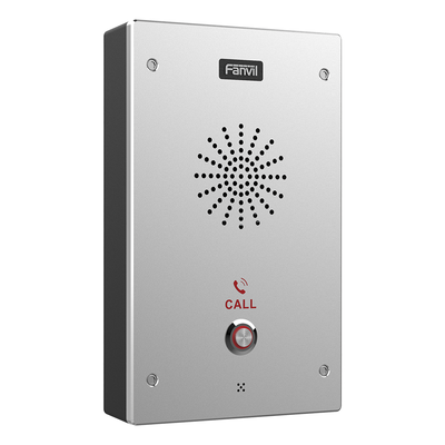 FANVIL Intercomunicador IP, 2 líneas SIP, 2 relevadores con botón para llamada, anti-vandálico, IP65 e IK10, PoE MOD: I16S