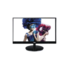 AOC Monitor LED de 27", Resolución 1920 x 1080 Pixeles con Entradas de Video VGA / HDMI con MHL / Displayport. Panel IPS con Marco Esbelto y Bocinas Integradas MOD: I2769-VM