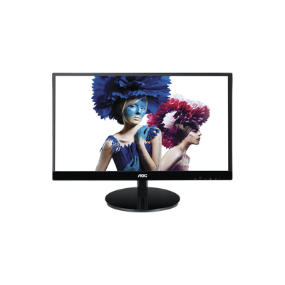AOC Monitor LED de 27", Resolución 1920 x 1080 Pixeles con Entradas de Video VGA / HDMI con MHL / Displayport. Panel IPS con Marco Esbelto y Bocinas Integradas MOD: I2769-VM