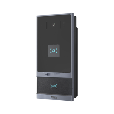 FANVIL Videoportero SIP i62, 2 relevadores con botón para llamada, anti-vandálico, IP66 y IK07, PoE, Botón físico MOD: I62